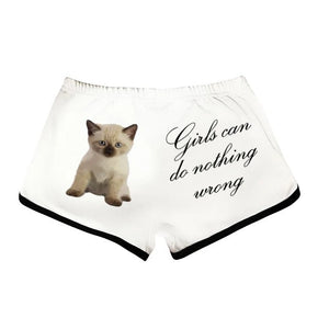 Girls Can Do Nothing Wrong Booty Shorts