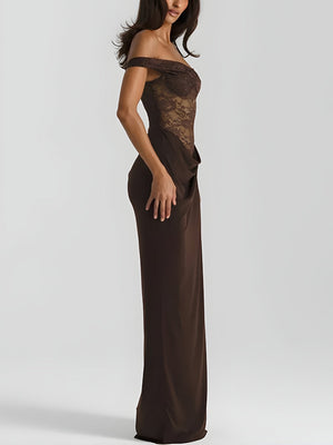 Lace Bodice Maxi Dress