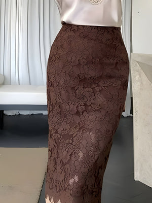 Lace Midi Skirt