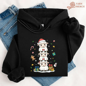 Woolly Christmas Tower Hoodie