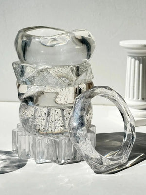 Y2K Clear Resin Bracelet