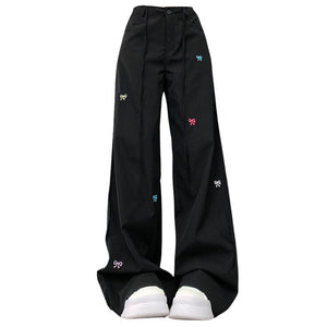 Coquette Aesthetic Bow Pants