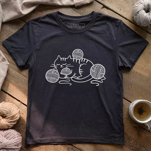 Cat and Yarn T-shirt