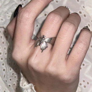 Fairycore Butterfly Ring