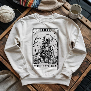 Knitter Tarot Card Sweatshirt