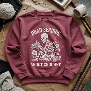 Serious About Crochet Sweatshirt