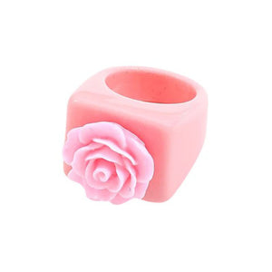 French Rose Chunky Ring