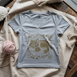 Fox & Yarn Lady V-neck