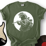 Dinosaur Playing Flute T-Shirt