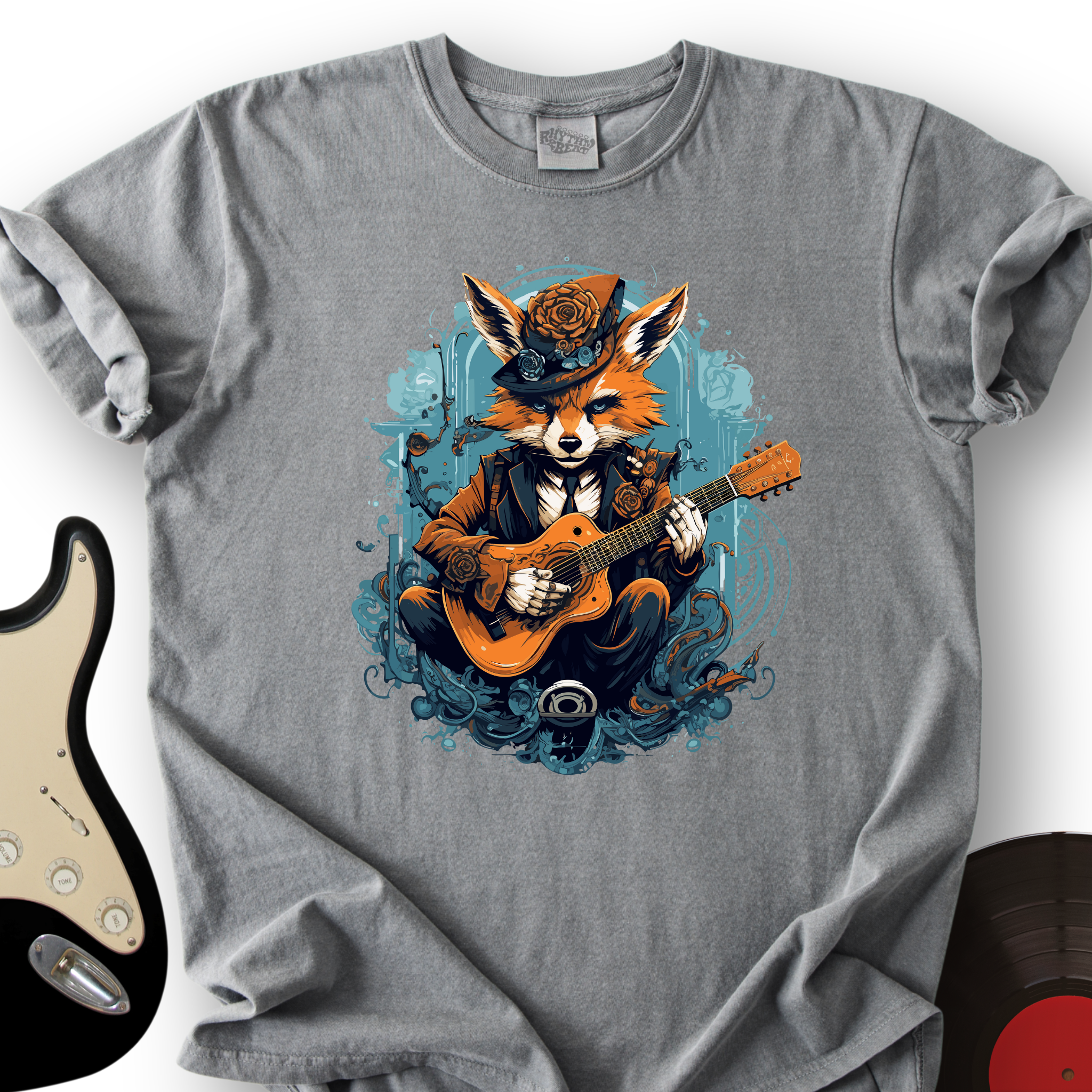 Fox Playing Guitar T-Shirt