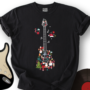 Guitar Christmas T-Shirt
