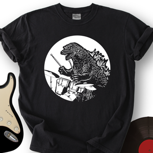 Dino Playing Drums T-Shirt