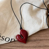 Abstract Heart Necklace