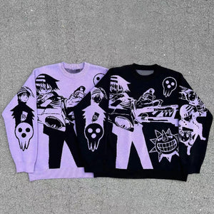 Anime Knitted Sweater