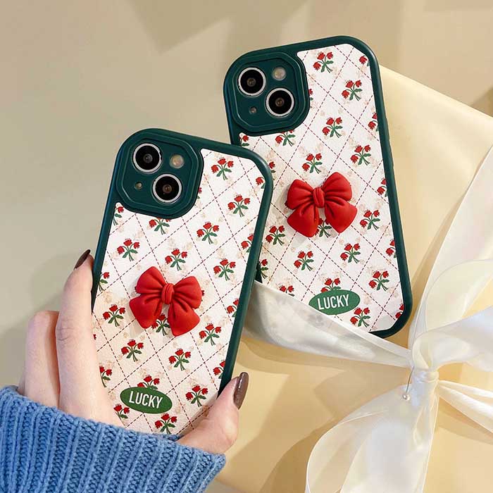 Bow Flowers iPhone Case