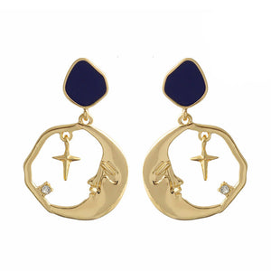 Celestial Lover Moon Earrings