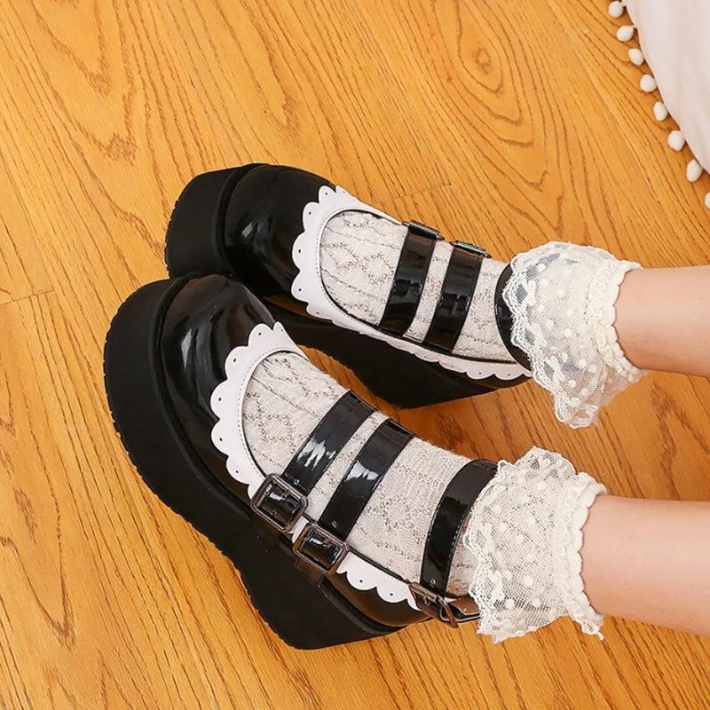 Coquette Platform Mary Jane Shoes
