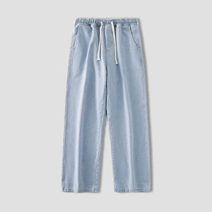 Drawstring Denim Pants
