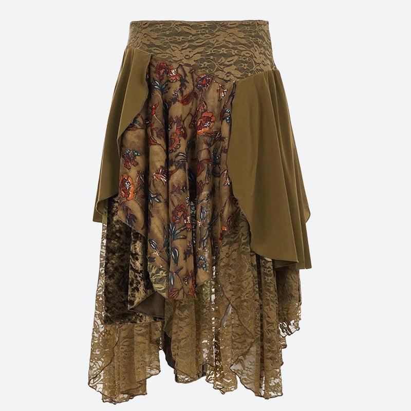 Fairycore Layered Midi Skirt