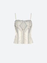 Fairycore Mesh Ruffled Top & Mini Skirt Two Piece Set