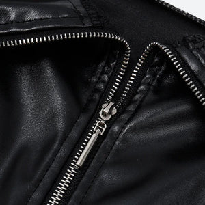 Faux Leather Mini Skirt