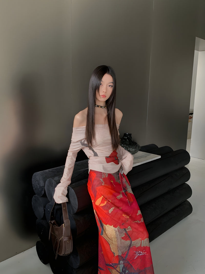 Floral Off Shoulder Top