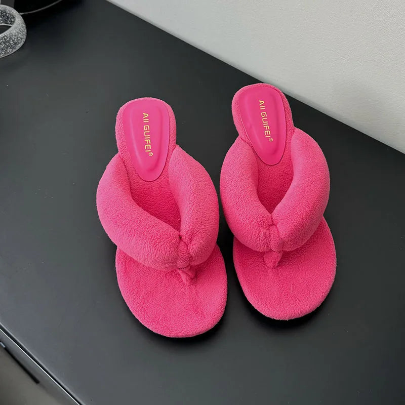 Fluffy Flip Flops