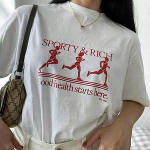 Good Health Starts Sport Graphic Tee