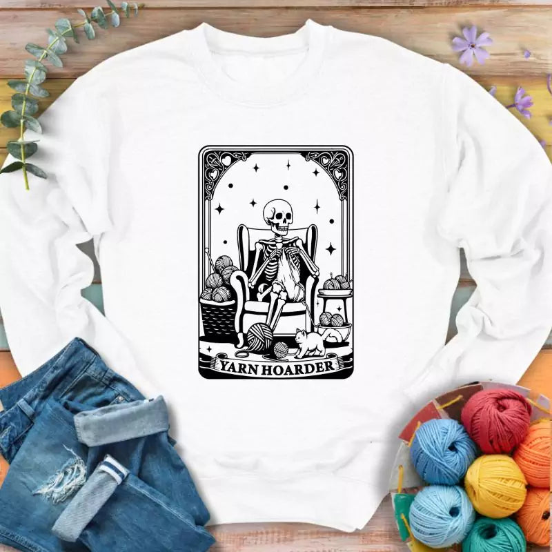 Hoarder Tarot Card Sweatshirt