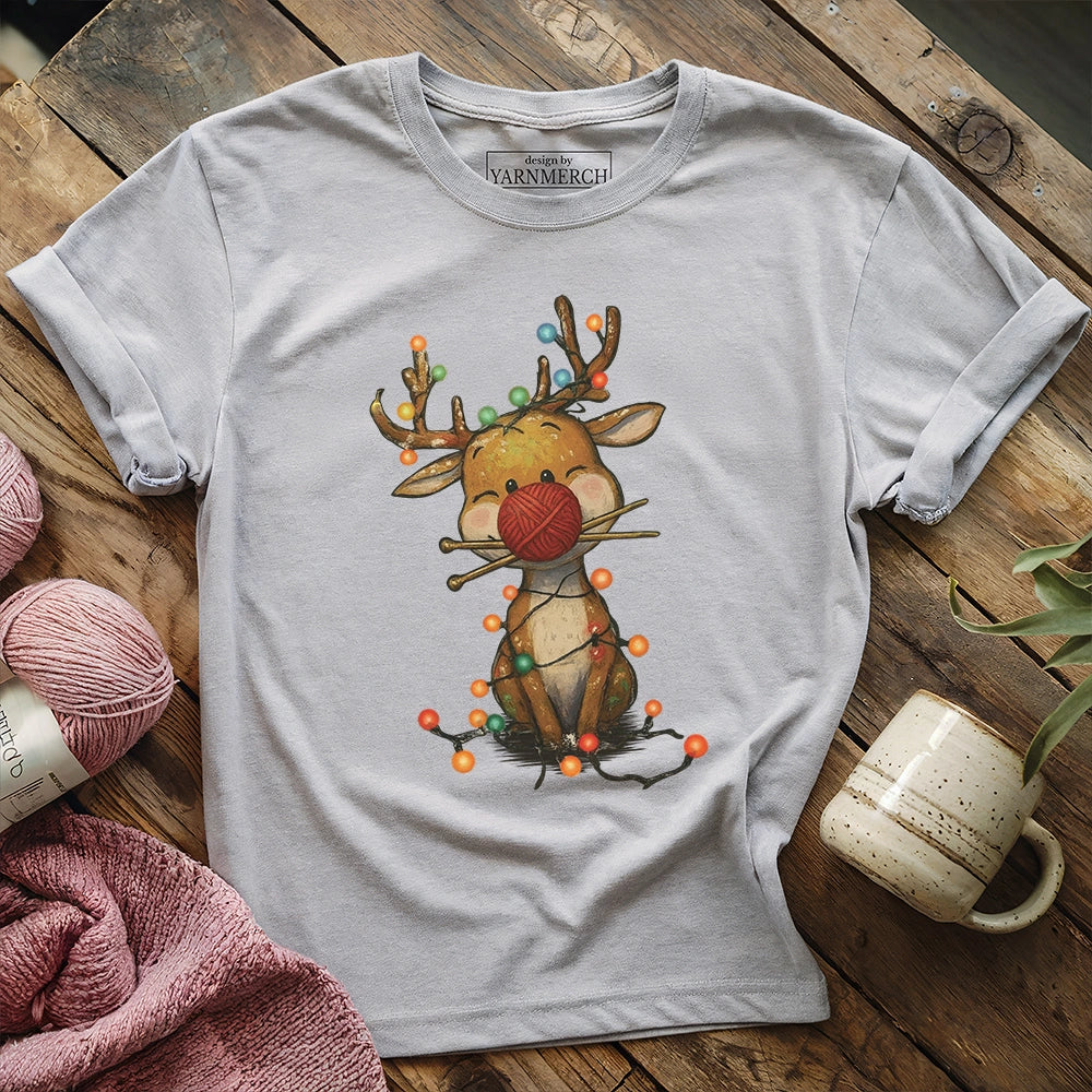 Knitmas Reindeer T-shirt
