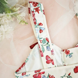 Lace-Up Corset Crop Top