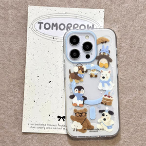 Penguin iPhone Case & Grip Set
