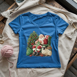 Santa Yarn Lady V-neck