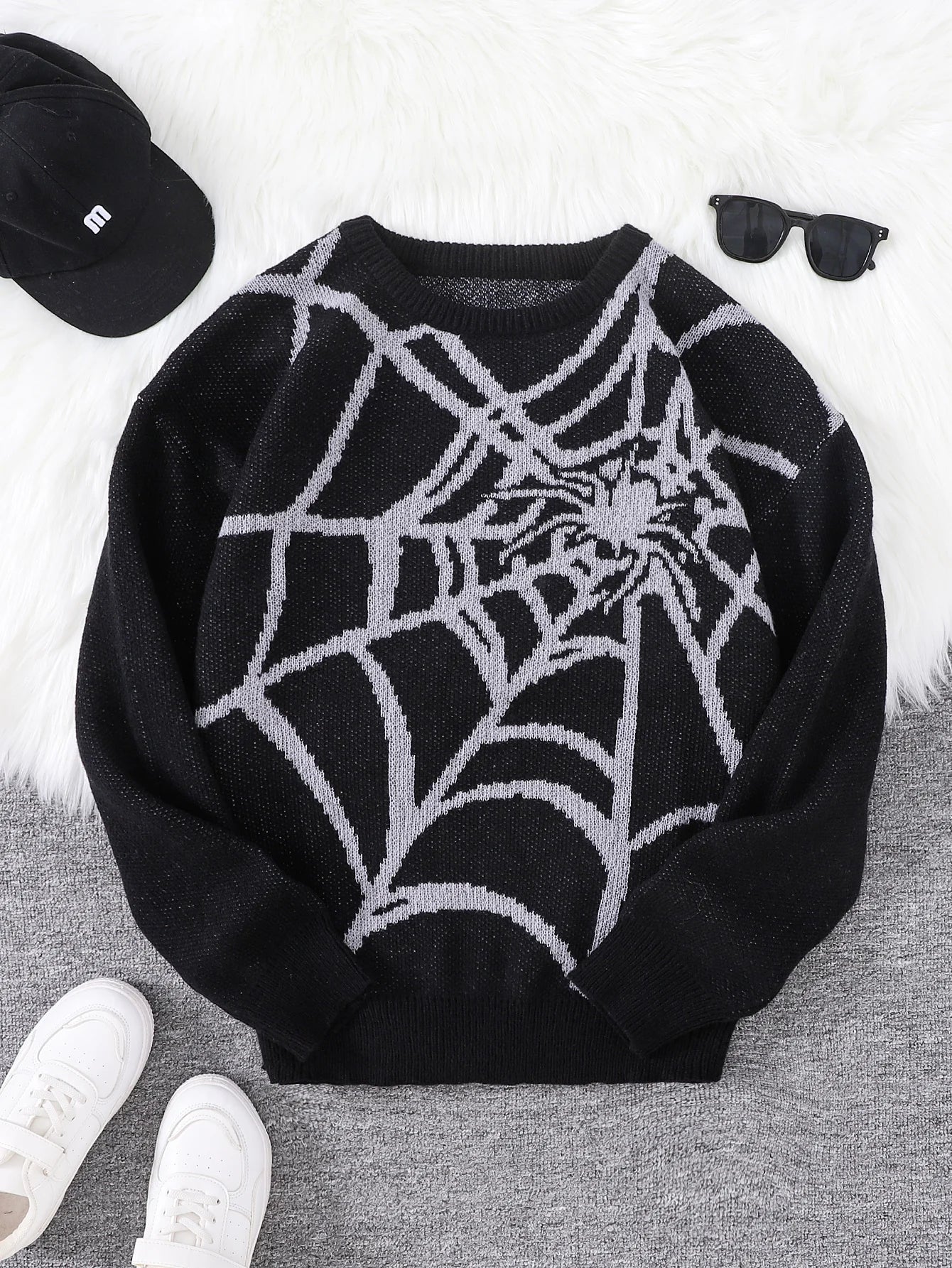 Spiderweb Pullover Sweater