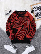 Spiral Pullover Sweater
