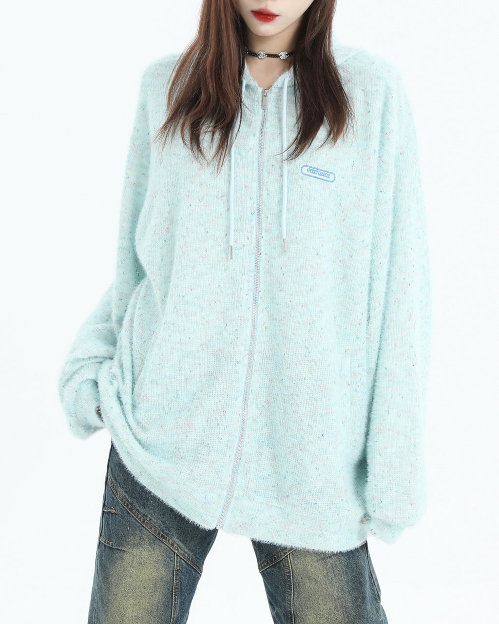 Casual Friday Knit Zip Hoodie