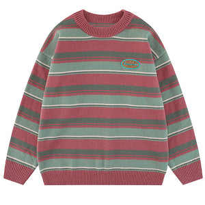 Primary Colors Striped Sweater