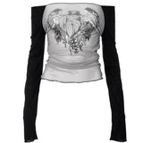 Angel Wings Long Sleeve Top