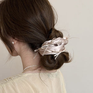 Balletcore Satin Scrunchie