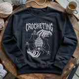 Gothic Crocheter Sweatshirt