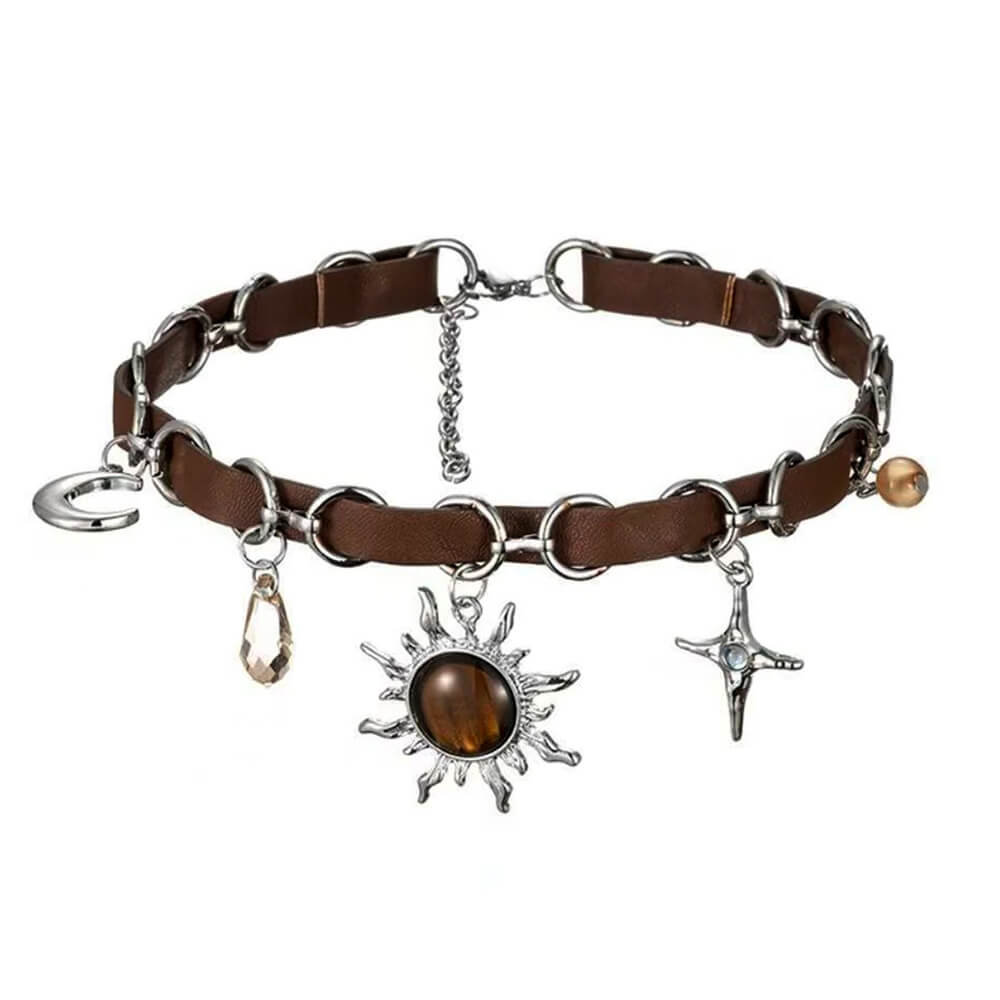 Black Star Charm Choker