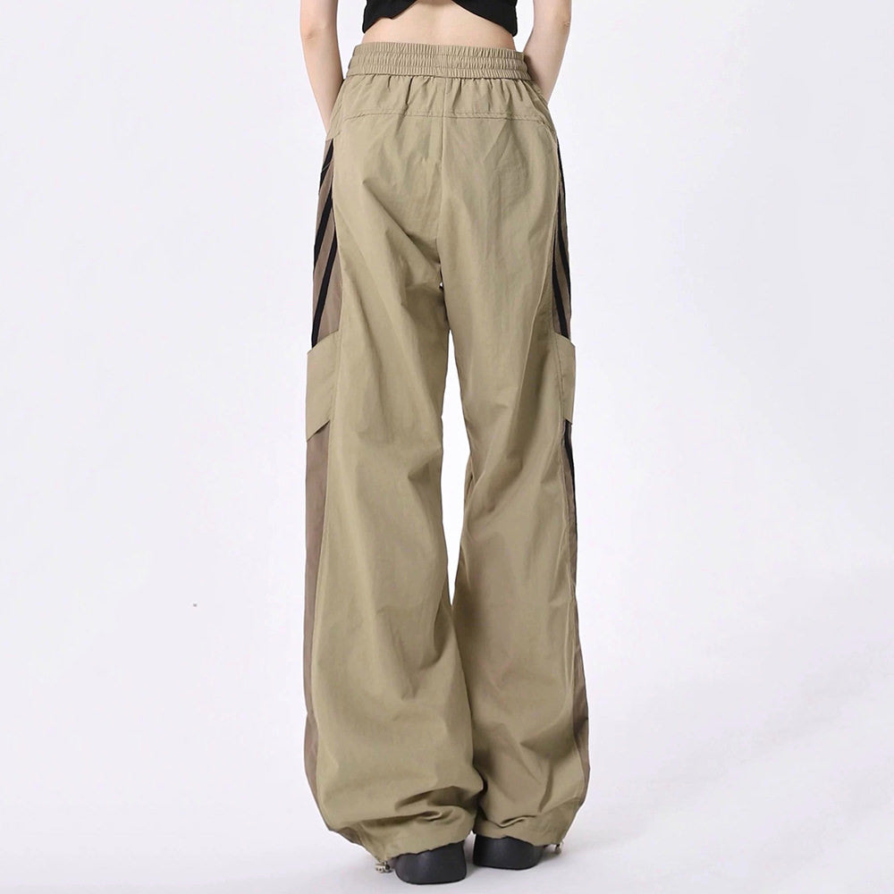 Blokette Style Cargo Stripe Pants