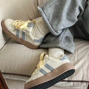 Cheese Print Aesthetic Sneakers