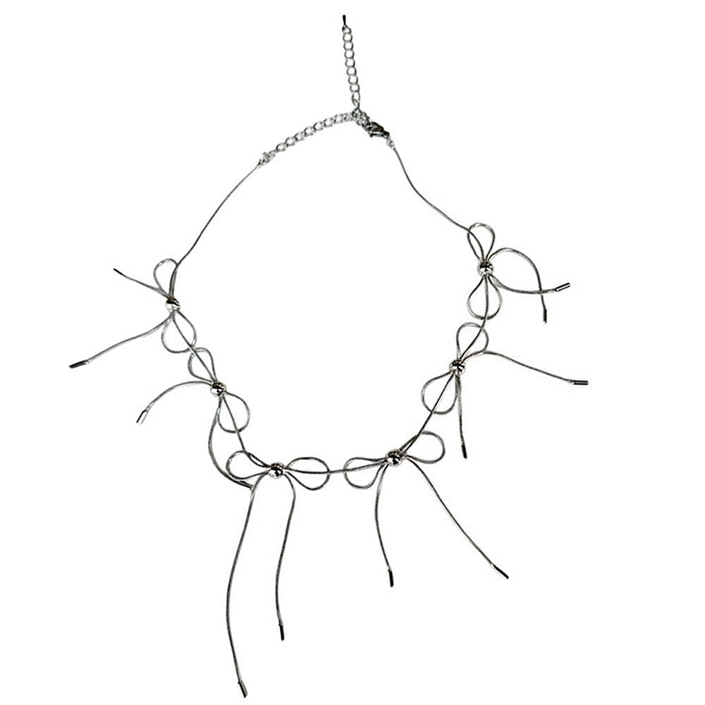 Coquette Bows Choker Necklace