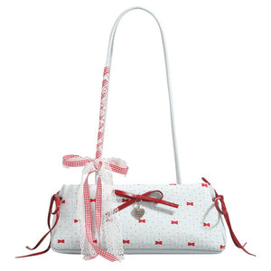 Coquette Charm Bow Shoulder Bag