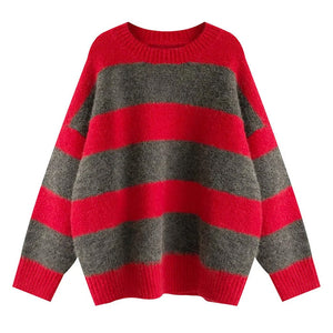 Cozy Days Striped Sweater