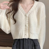 Danish Pastel Cropped Cardigan