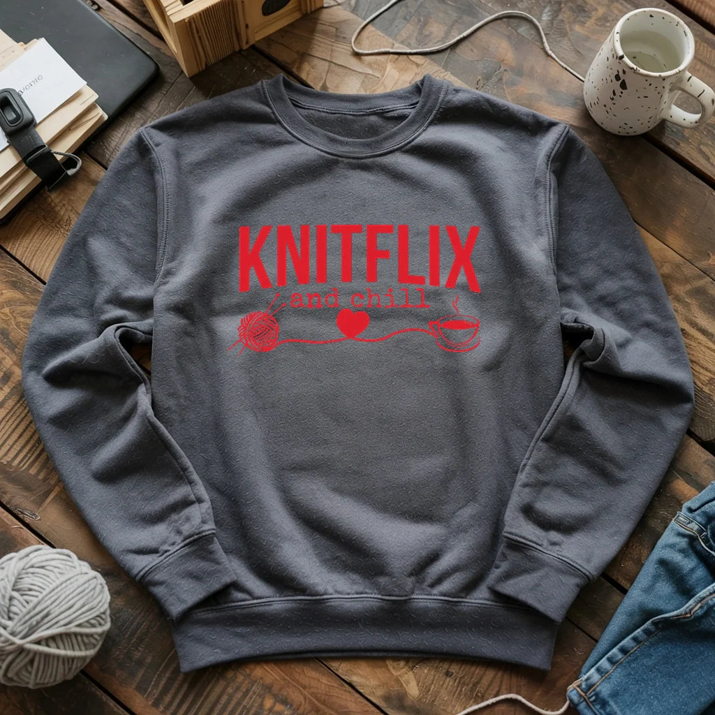 Knitflix And Chill Sweatshirt
