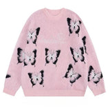 Fluffy Butterfly Sweater