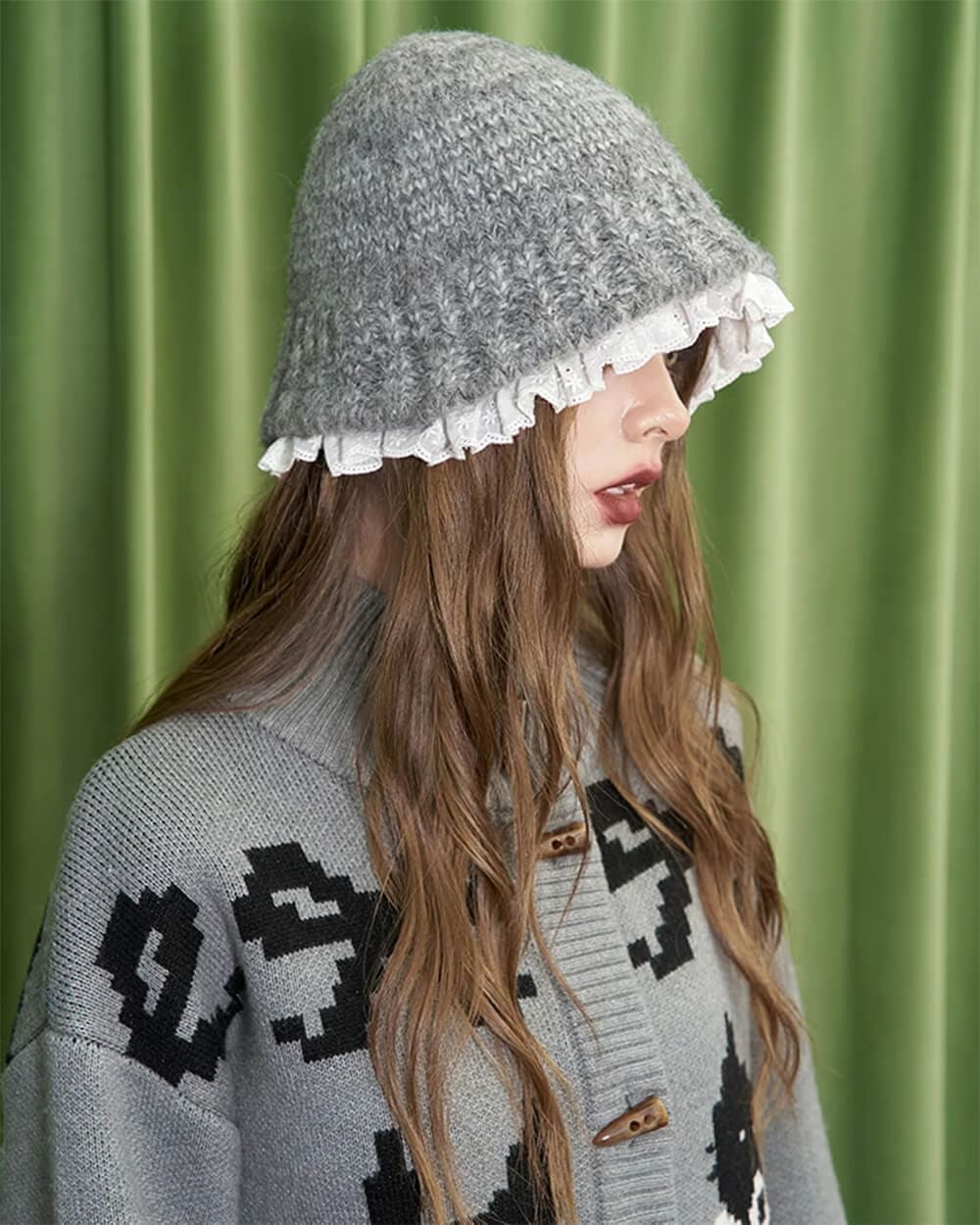 Sweet Attitude Knit Bucket Hat